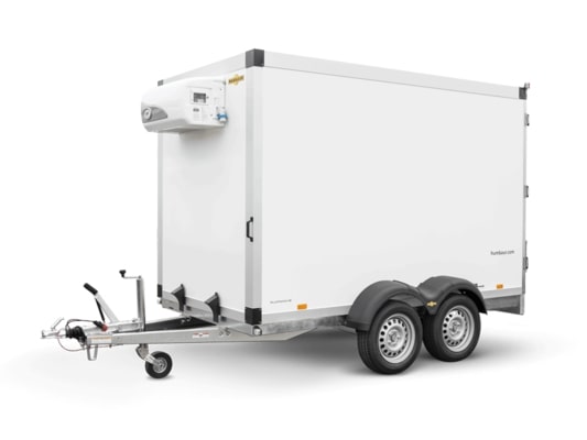 REMORQUE FRIGORIFIQUE 2 ESSIEUX FREINES COOL TRAILER BASIC ROUES EXTERIEURES