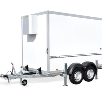 Remorque frigorifique Humbaur – Timon en V, panneaux sandwich 45 mm, groupe frigorifique HCU1/HCU2/HCU3