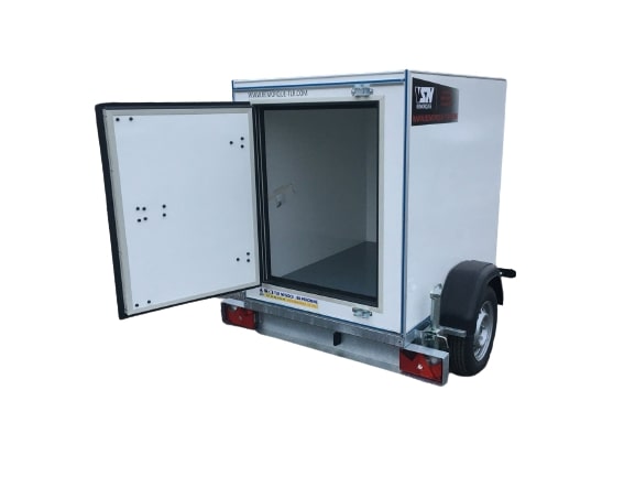 REMORQUE MINI ISOTHERME 1 ESSIEU 3.64 m3 – Image 2