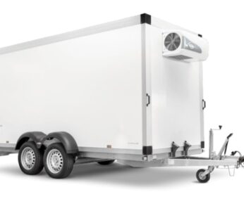 REMORQUE FRIGORIFIQUE 2 ESSIEUX FREINES TANDEM ROUES EXTERIEURES
