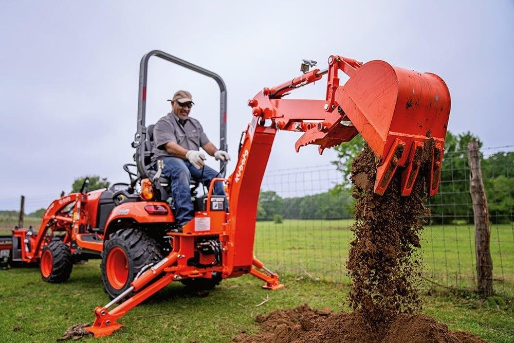 Tracteur Kubota BX23 avec pelle arrière – Bild 3